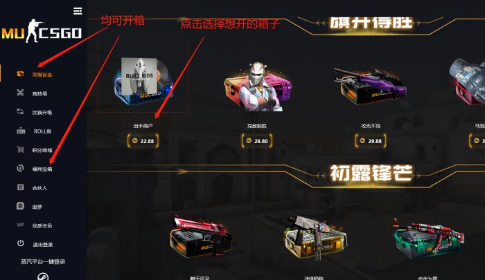 《CSGO》5e开箱网站介绍