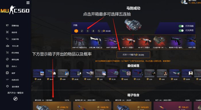 《CSGO》5e开箱网站介绍