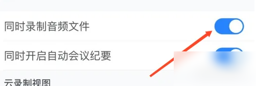 腾讯会议能同步录音吗