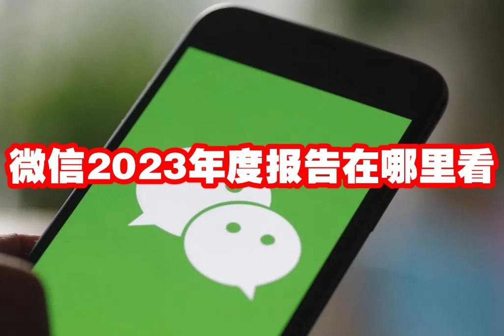 微信2023年度报告在哪里看