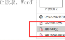 word去水印怎么去掉