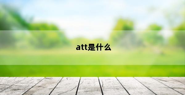 att是什么