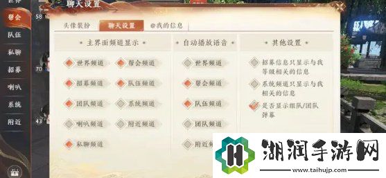 天龙八部2飞龙战天语音系统怎么设置