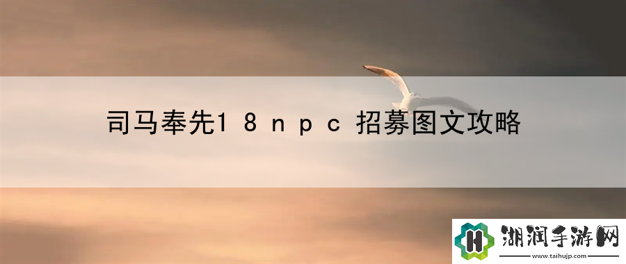 司马奉先18npc招募图文攻略：掌握游戏中角色扮演的沉浸技巧网