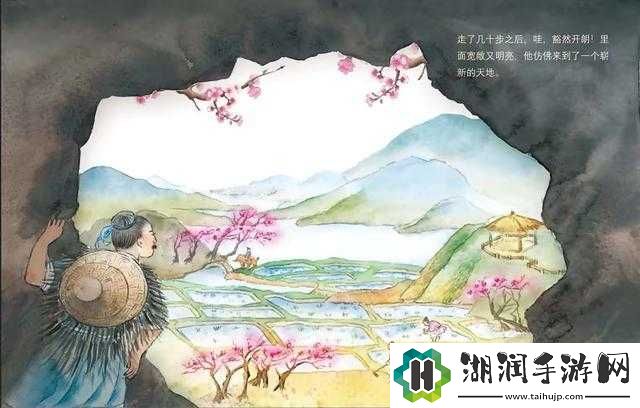 桃花洞口已是溪水潺潺：一幅美丽的画卷