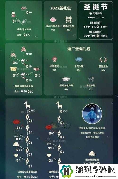 光遇圣诞节先祖位置指南