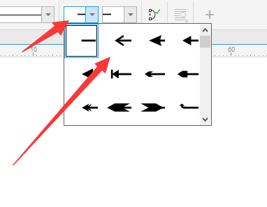 coreldraw箭头图标在哪儿